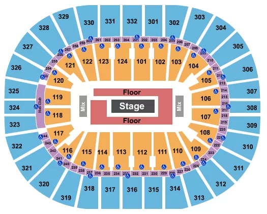 seating chart for Smoothie King Center - Rod Wave - eventticketscenter.com