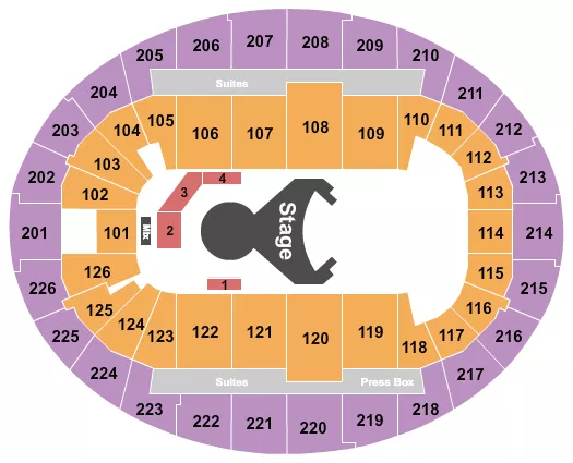 seating chart for SNHU Arena - Cirque Ovo - eventticketscenter.com