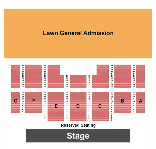 seating chart for Snow Park Outdoor Amphitheater - Endstage RSV - eventticketscenter.com