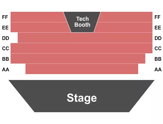 seating chart for Snug Theatre - Marine City - End Stage - eventticketscenter.com