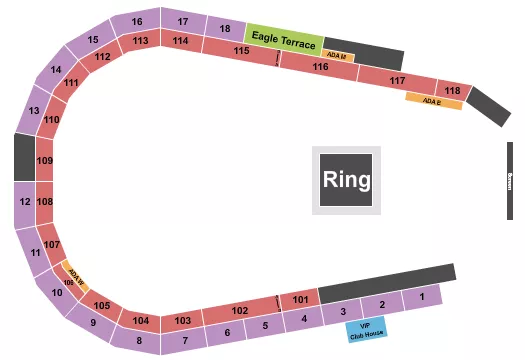 seating chart for SoFi Center - Wrestling - eventticketscenter.com