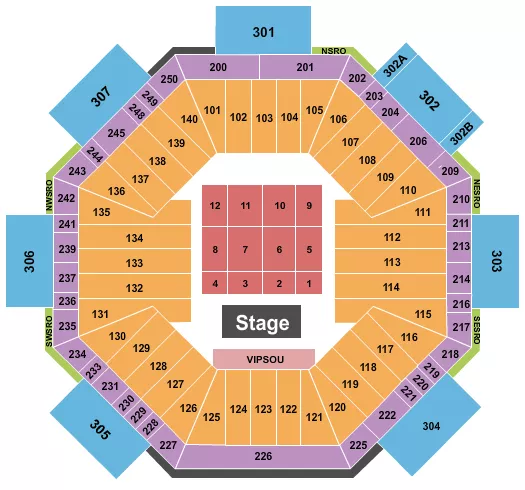 seating chart for Sobeys Stadium - Endstage - eventticketscenter.com