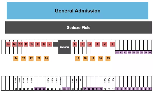 Football Seating Map