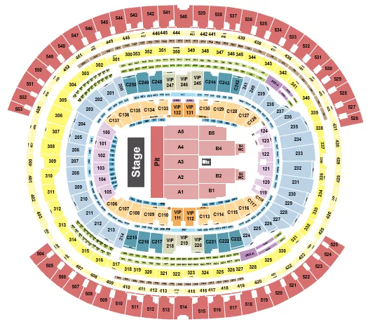 Sofi Stadium Tickets Seating Chart
