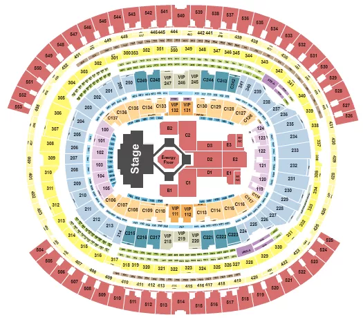 seating chart for SoFi Stadium - Kendrick Lamar - eventticketscenter.com