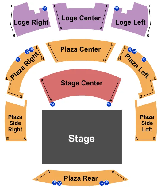 seating chart for Concert Hall At Soka Performing Arts Center - Concert - eventticketscenter.com