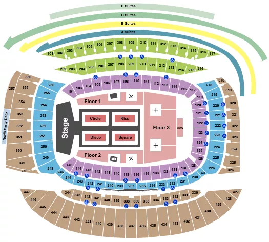 seating chart for Soldier Field - Harry Styles - eventticketscenter.com