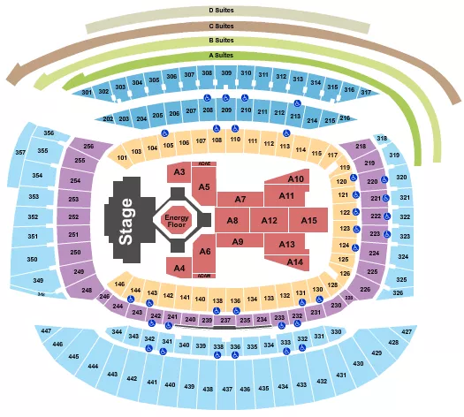 seating chart for Soldier Field - Kendrick Lamar - eventticketscenter.com