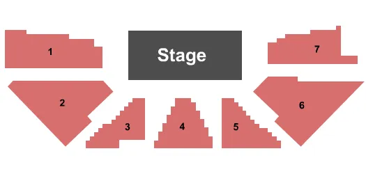 seating chart for Solvang Festival Theater - End Stage - eventticketscenter.com