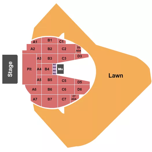 seating chart for Somerset Amphitheater - Endstage GA Pit 2 - eventticketscenter.com