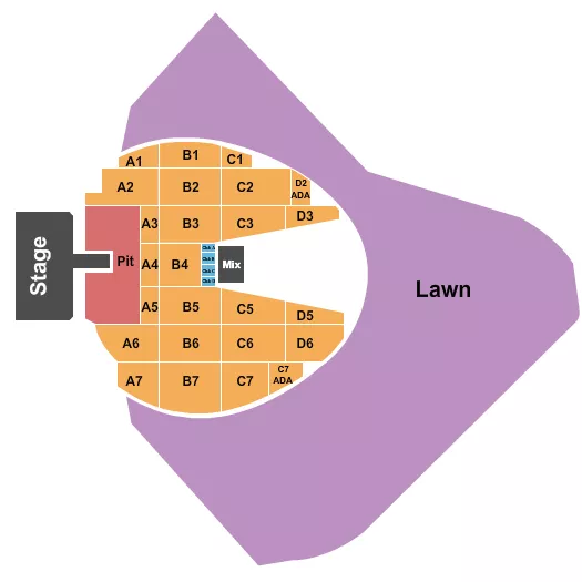 seating chart for Somerset Amphitheater - Luke Bryan - eventticketscenter.com
