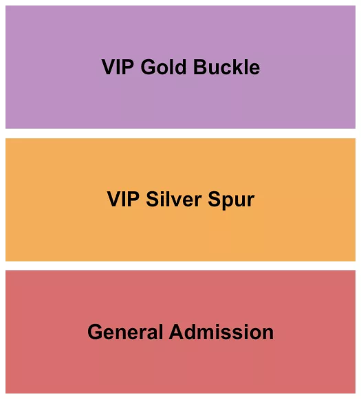 seating chart for Sonny Acres Farm - GA/VIP Silver/VIP Gold - eventticketscenter.com