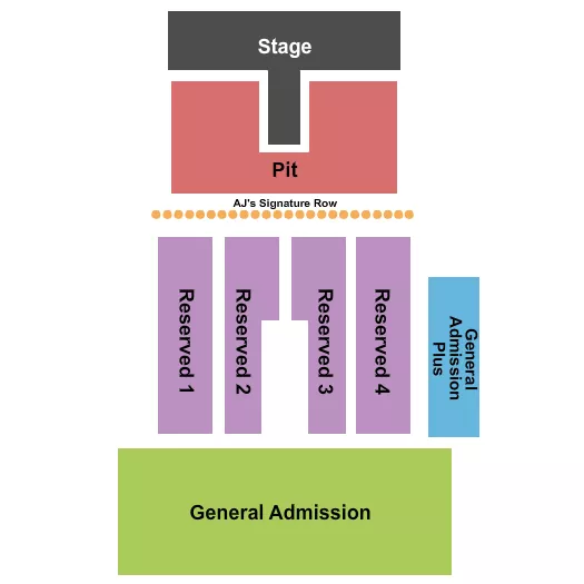 seating chart for Sonoma County Fairgrounds - Country Summer - eventticketscenter.com