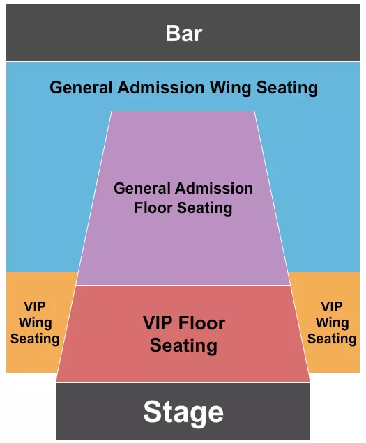 seating chart for Sony Hall - GA/VIP 2 - eventticketscenter.com