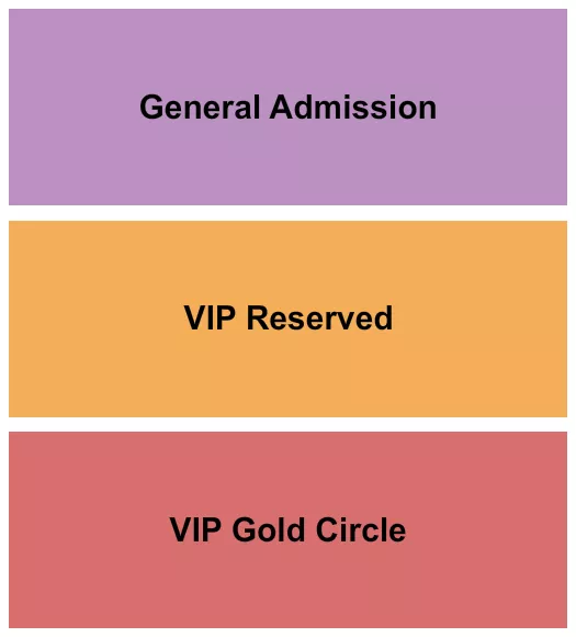 seating chart for Sony Hall - GA/VIP Res/VIP GC - eventticketscenter.com