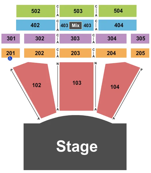 seating chart for Sound Waves at Hard Rock Hotel & Casino - Atlantic City - Endstage 3 - eventticketscenter.com