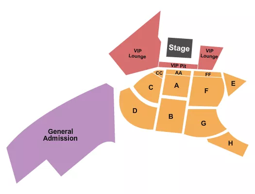 seating chart for Soundside Park - Concert - eventticketscenter.com