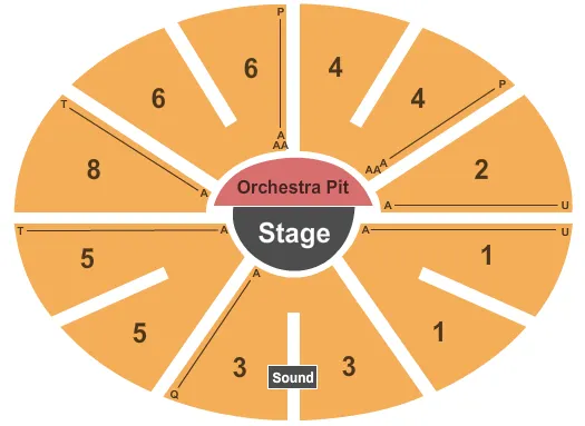 seating chart for South Shore Music Circus - Full House - eventticketscenter.com