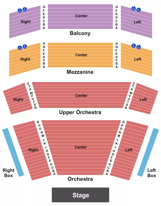 seating chart for Southern Kentucky Performing Arts Center - End Stage 3 - eventticketscenter.com