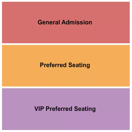seating chart for Space Ballroom - GA/Preferred/VIP Preferred - eventticketscenter.com