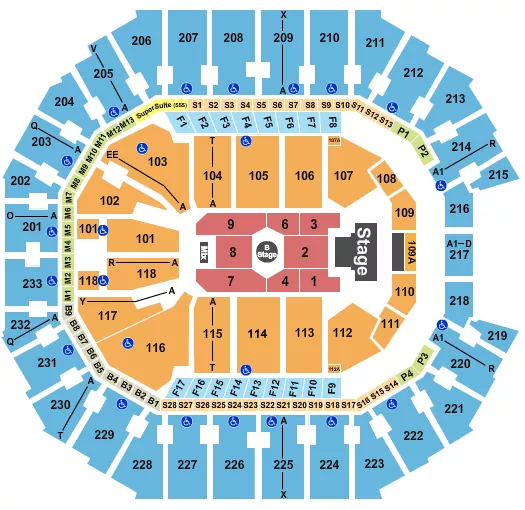 seating chart for Spectrum Center - Melanie Martinez - eventticketscenter.com