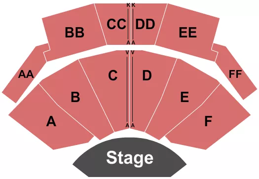 seating chart for Spence Chapel at Evangel University - Endstage - eventticketscenter.com