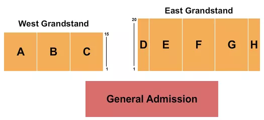 seating chart for Spoon River Speedway - Racing - eventticketscenter.com