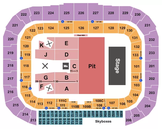 seating chart for Sports Illustrated Stadium - Iron Maiden - eventticketscenter.com