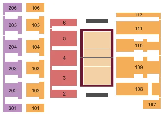 Volleyball Seating Map