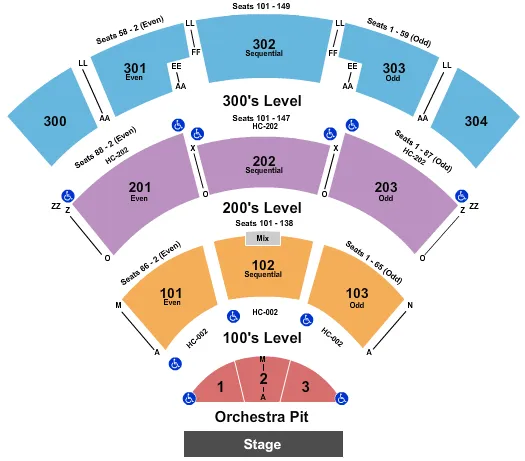 seating chart for St. Augustine Amphitheatre - Wille Nelson - eventticketscenter.com