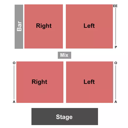 seating chart for St. Ignace Event Center At Kewadin Casinos - Endstage 2 - eventticketscenter.com