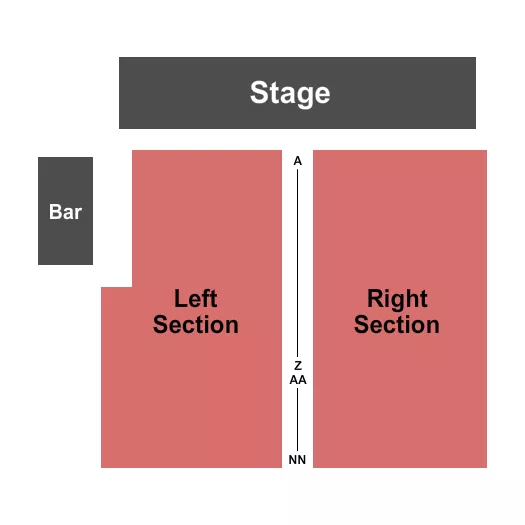 seating chart for St. Ignace Event Center At Kewadin Casinos - End Stage - eventticketscenter.com
