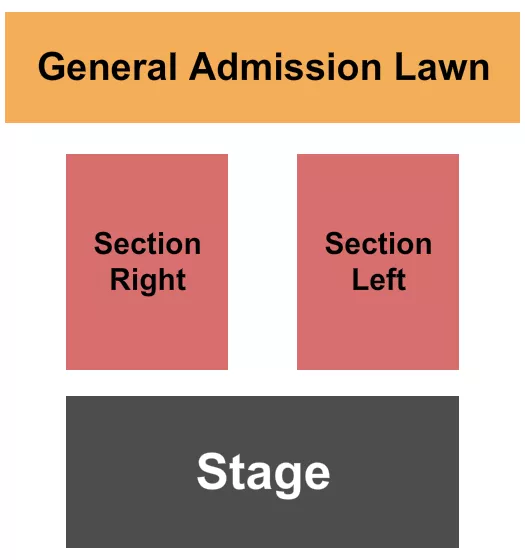 seating chart for St. Ignace Event Center At Kewadin Casinos - Endstage W/ Lawn - eventticketscenter.com