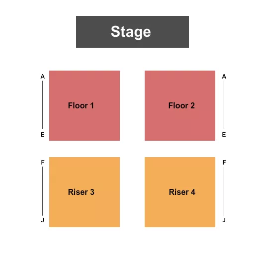 seating chart for St. James Lutheran Church - ON - End Stage - eventticketscenter.com