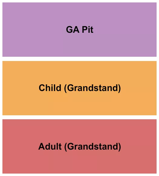 seating chart for St. Joseph Grange Fair - Granstand/GAPit - eventticketscenter.com