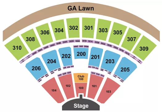 seating chart for Empower Federal Credit Union Amphitheater at Lakeview - Hootie - eventticketscenter.com
