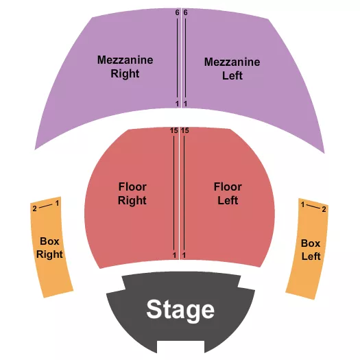 seating chart for Stable Hall - Endstage Reserved - eventticketscenter.com