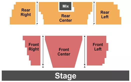 seating chart for Stafford Township Arts Center - Endstage - eventticketscenter.com