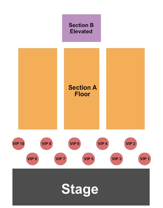 seating chart for Stage 954 - Endstage 2 - eventticketscenter.com