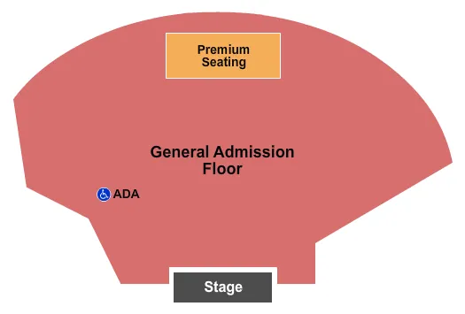 seating chart for Stage AE - GA Floor & Prem Seating - eventticketscenter.com