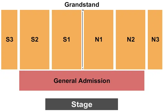 seating chart for Stark County Fair - Endstage - GA Standing - eventticketscenter.com