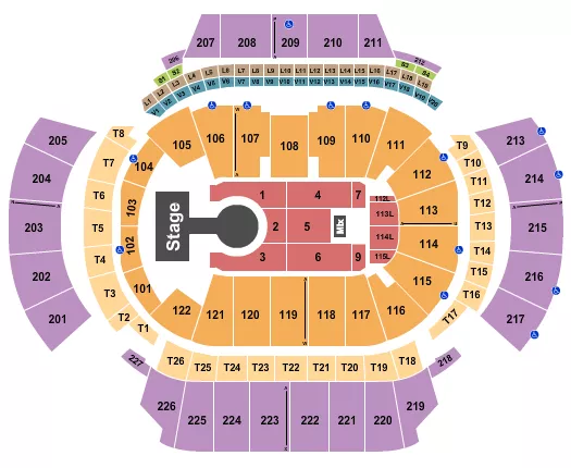 seating chart for State Farm Arena - GA - Diljit Dosanjh - eventticketscenter.com