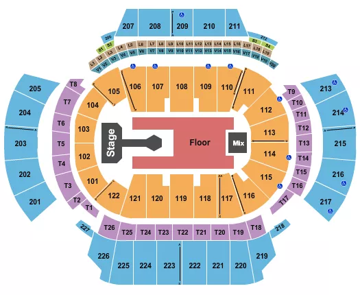 seating chart for State Farm Arena - GA - Don Toliver - eventticketscenter.com