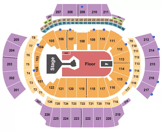 seating chart for State Farm Arena - GA - Don Toliver - eventticketscenter.com