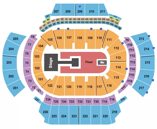 seating chart for State Farm Arena - GA - Dua Lipa - eventticketscenter.com