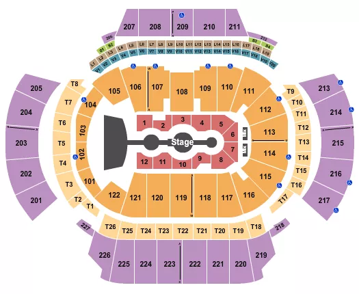seating chart for State Farm Arena - GA - Gracie Abrams - eventticketscenter.com