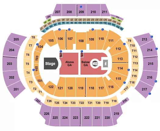 seating chart for State Farm Arena - GA - Phoebe Bridgers - eventticketscenter.com