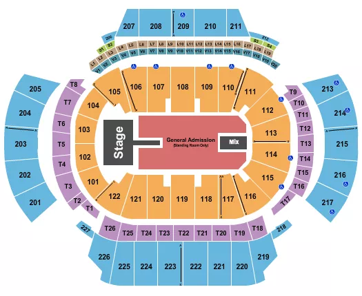 seating chart for State Farm Arena - GA - Playboi Carti - eventticketscenter.com