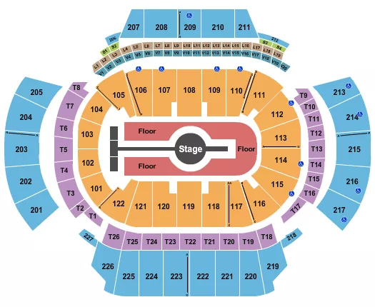 seating chart for State Farm Arena - GA - Rod Wave - eventticketscenter.com