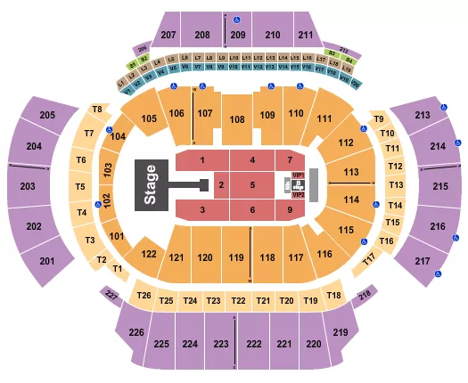 seating chart for State Farm Arena - GA - Summer Walker - eventticketscenter.com